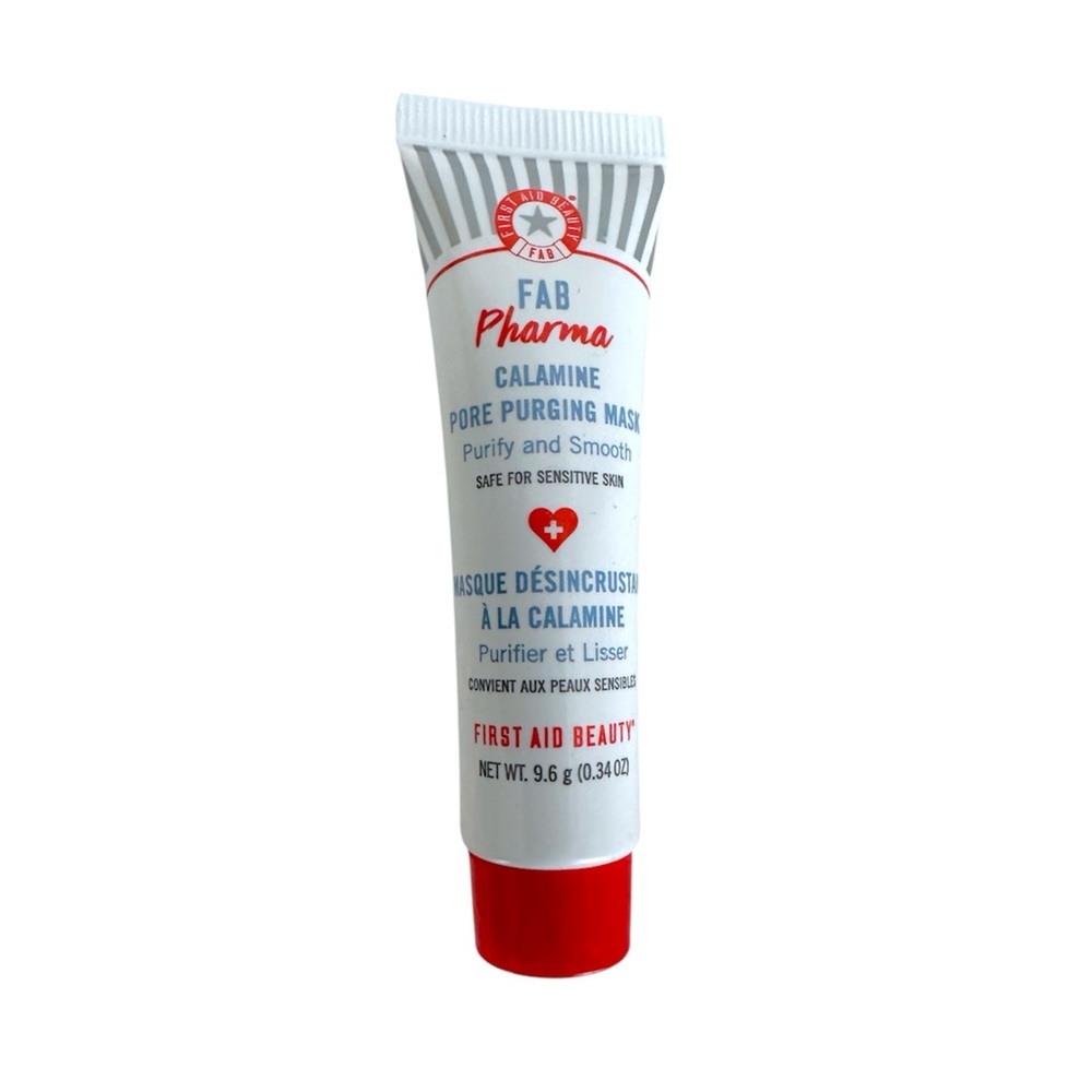 NEW First Aid Beauty Pharma Calamine Pore Purging Mask Mini 9.6g Travel Size